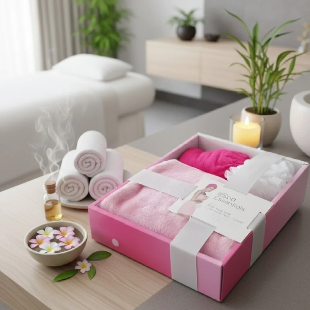 Spa Essentials Towel Wrap Set. NIB